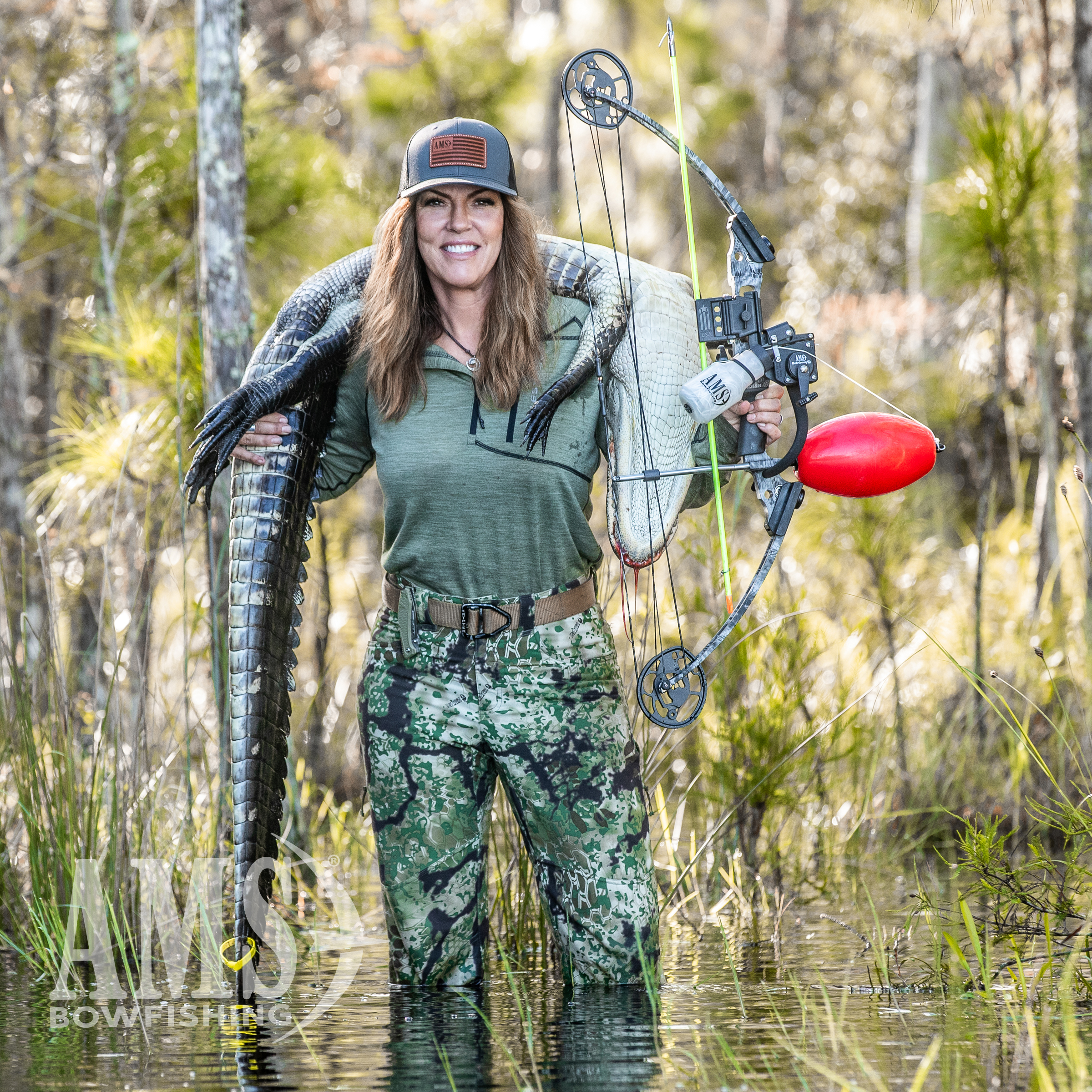  AMS Bowfishing Retriever Pro Reel - Left Hand - Made in The  USA : Fishing Reels : Sports & Outdoors