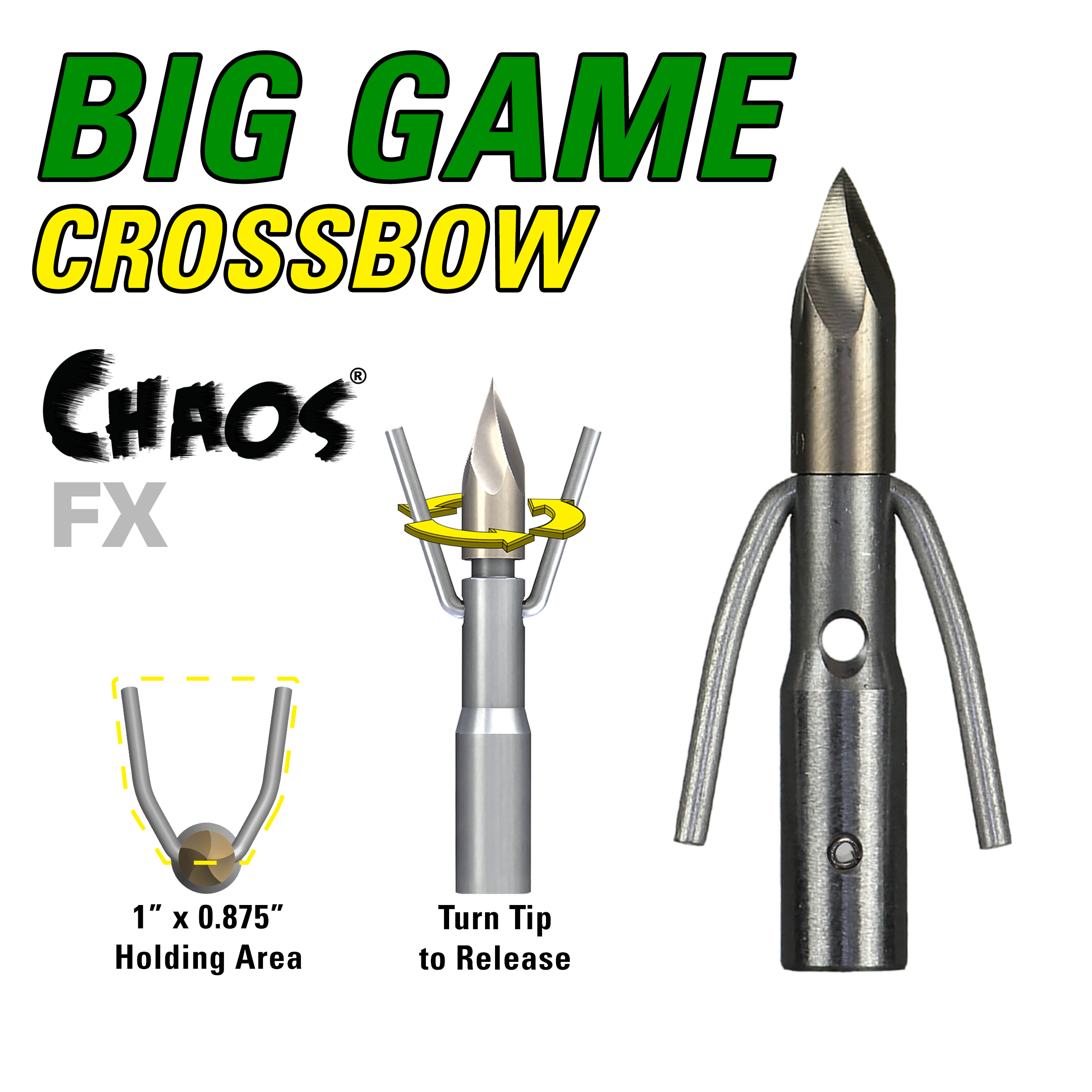 Big Game Chaos Crossbow (Tip-Turn Release)