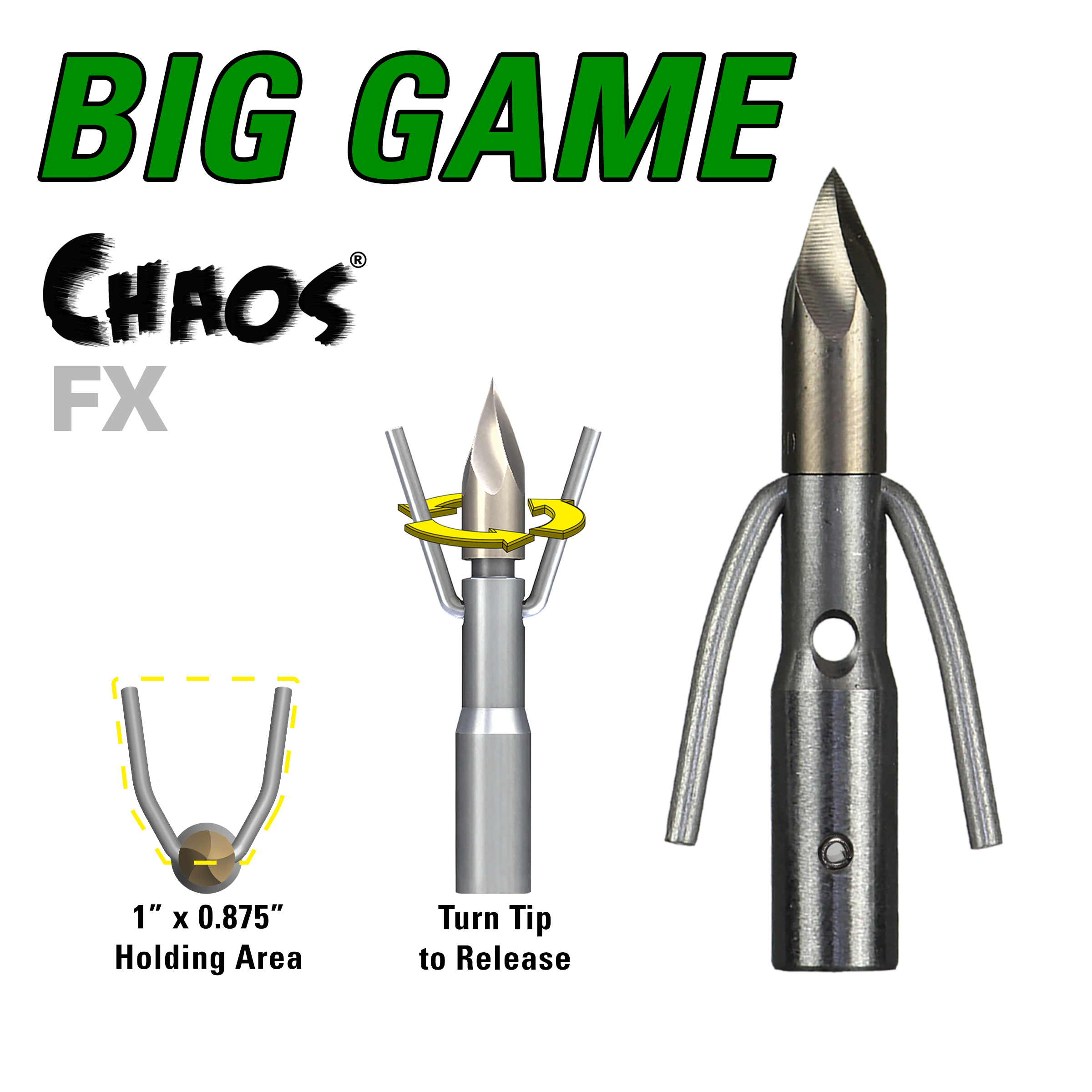 Big Game Chaos (Tip-Turn Release) - AMS Bowfishing