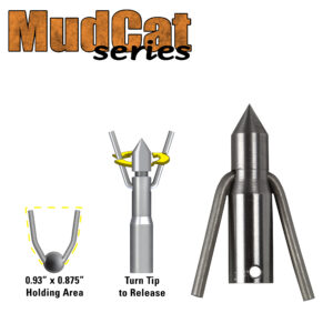 MudCat Economy Series Fiberglass White - AMS Bowfishing