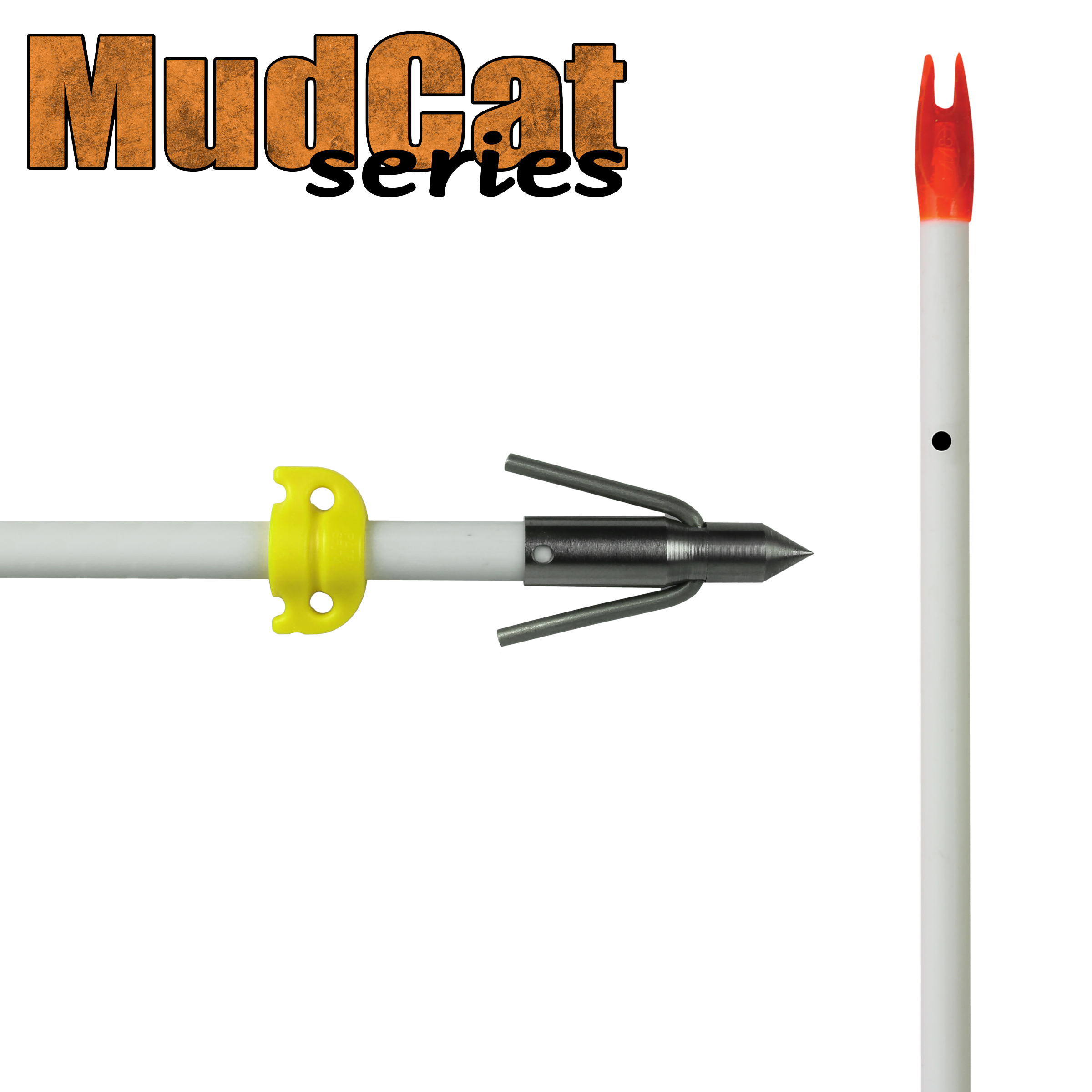 MudCat Economy Series Fiberglass White - AMS Bowfishing