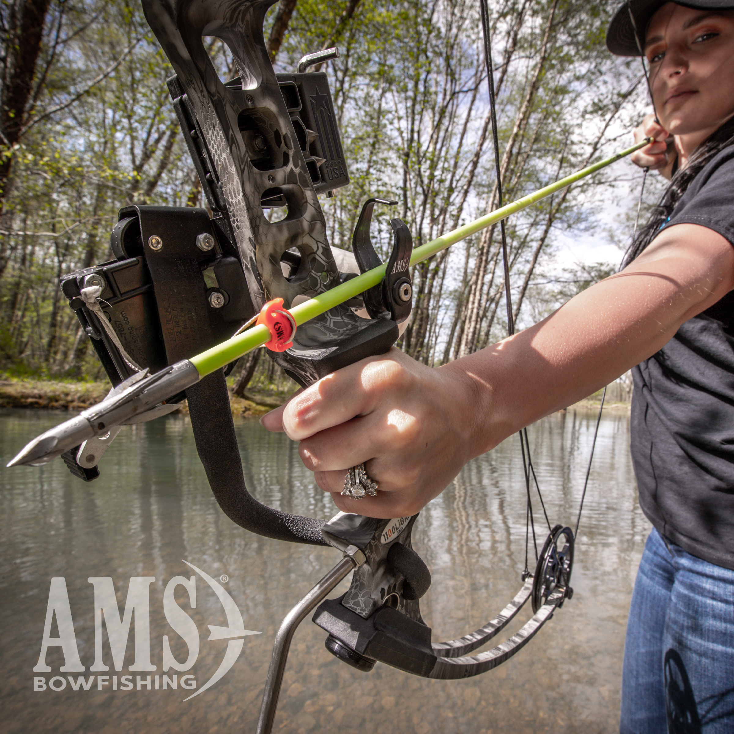 AMS Tidal Wave Bowfishing Arrow Rest