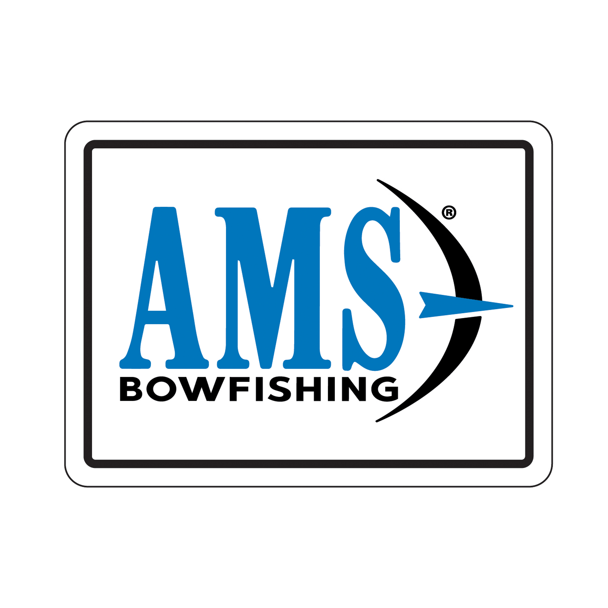 Rectangle Color AMS Decal - AMS Bowfishing